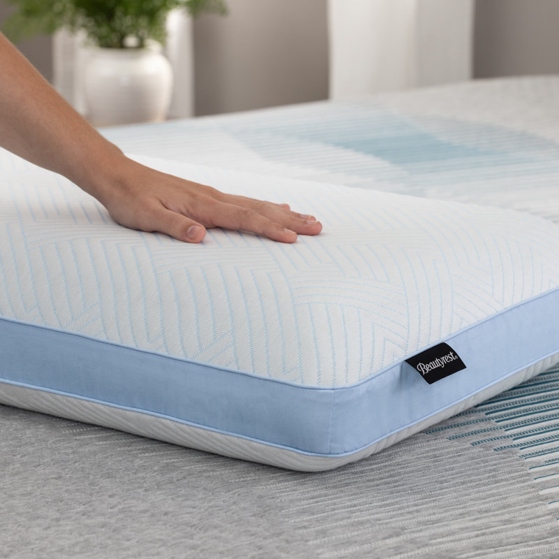 BEAUTYREST, THERMAGEL DELUXE MEMORY FOAM W/AQUACOOL KING PILLOW, 32"x